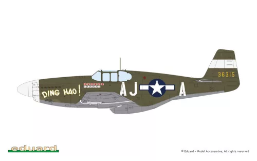 Eduard - P-51B/C Mustang Birdcage canopy 1/48