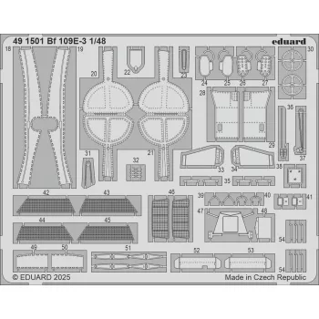 Eduard - Bf 109E-3  HOBBY BOSS