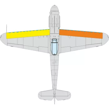 Eduard - Bf 109G wings leading edge wavy lines