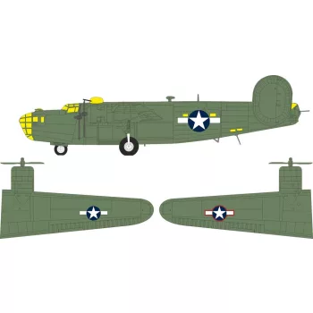 Eduard - B-24D US national insignia for Airfix