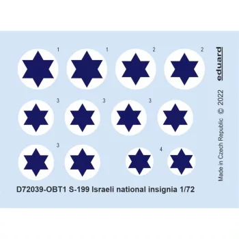 Eduard - S-199 Israeli National Insignia