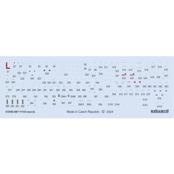 Eduard - P-51D stencils