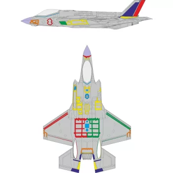 Eduard - F-35A RAM coating early for Italeri