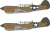 Eduard - P-40K US national insignia for Eduard
