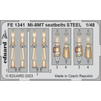 Eduard - Mi-8MT seatbelts STEEL 1/48 ZVEZDA
