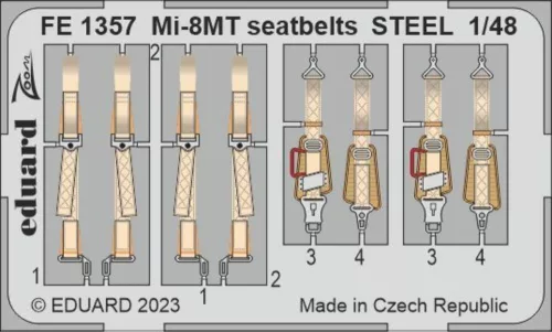 Eduard - Mi-8MT seatbelts STEEL 1/48 TRUMPETER