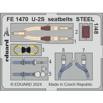 Eduard - U-2S seatbelts STEEL