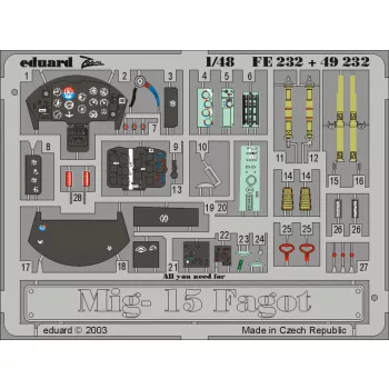 Eduard - MiG-15 Fagot