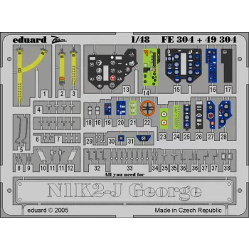 Eduard - N1K2-J George for Hasegawa