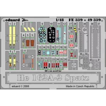 Eduard - He 162A-2 Spatz for Tamiya