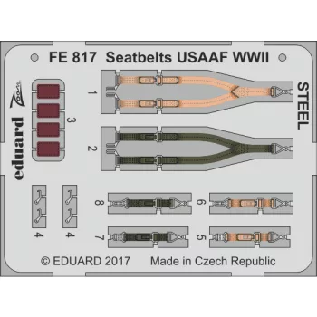 Eduard - Seatbelts USAAF WWII STEEL