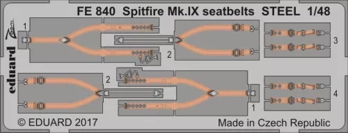 Eduard - Spitfire Mk.IX seatbelts STEEL f.Eduard