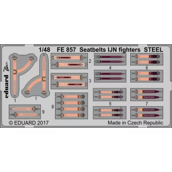 Eduard - Seatbelts IJN fighters STEEL