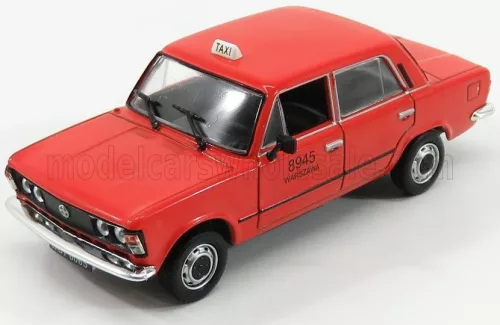 Edicola - POLSKI FIAT 125P TAXI 8945 WARSZAWA 1969 RED