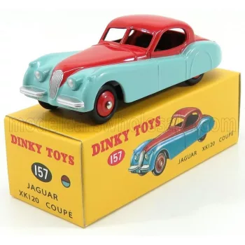 Edicola - JAGUAR XK120 COUPE 1948 RED LIGHT BLUE