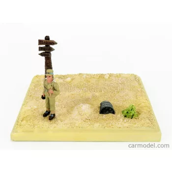 Edicola - Diorama Soldato Nel Deserto - Desert Man Beige