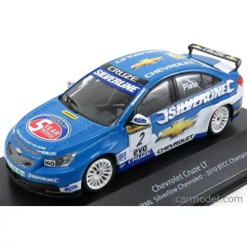   Edicola - Chevrolet Cruze Lt Team Rml Silverline Chevrolet N 2 Champion Season Btcc 2010 Jason Plato Blue White