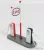 Edicola - Accessories Pompa Benzina - Pump Oil Gas Fuel Esso Red Blue White