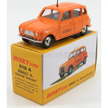 Edicola - RENAULT R4L DEPANNAGE AUTOROUTES 1965 ORANGE