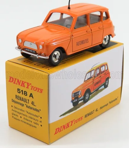 Edicola - RENAULT R4L DEPANNAGE AUTOROUTES 1965 ORANGE