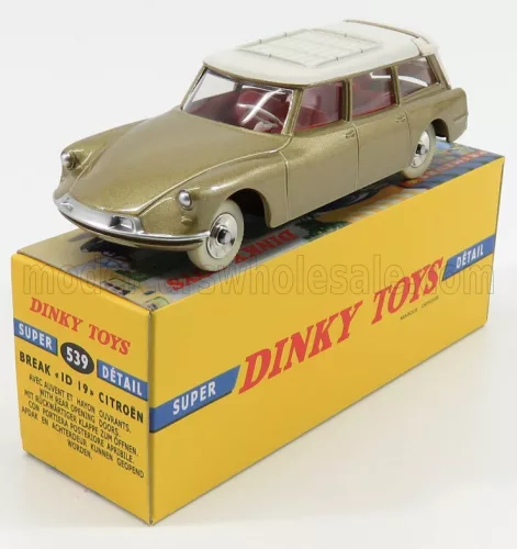 Edicola - CITROEN ID19 BREAK 1965 GOLD MET IVORY