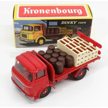   Edicola - BERLIET GAK TRUCK - BEER KRONENBOURG - PLATEAU BRASSEUR - BIRRA - 1970 RED