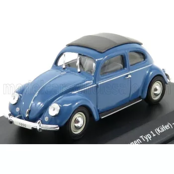   Edicola - VOLKSWAGEN BEETLE TYPE I KAFER CABRIOLET CLOSED 1950 BLUE