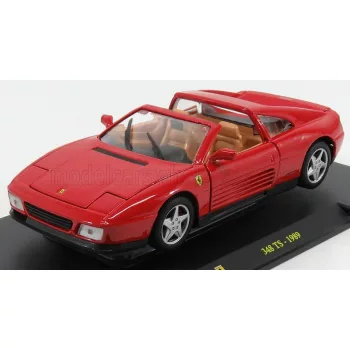   Edicola - FERRARI 348TS SPIDER 1989 - CON VETRINA - WITH SHOWCASE RED
