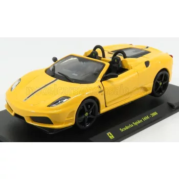   Edicola - FERRARI F430 SCUDERIA SPIDER 16M 2008 - CON VETRINA - WITH SHOWCASE YELLOW