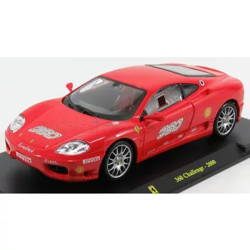   Edicola - FERRARI 360 CHALLENGE N 360 2000 - CON VETRINA - WITH SHOWCASE RED