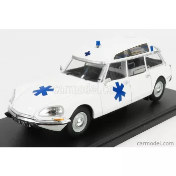   Edicola - Citroen Ds20 Break Sw Station Wagon Ambulance 1974 White