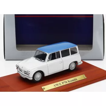   Edicola - AWZ P70 KOMBI SW STATION WAGON 1955 WHITE LIGHT BLUE