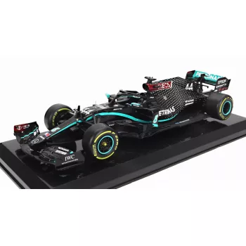   Edicola - MERCEDES GP F1  W11 EQ PERFORMANCE TEAM AMG PETRONAS MOTORSPORT N 44 WORLD CHAMPION WINNER SPANISH GP 2020 LEWIS HAMILTON - BLISTER BOX BLACK GREEN