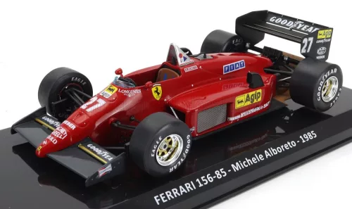Edicola - FERRARI F1  156-85 N 27 WINNER GERMANY GP 1985 MICHELE ALBORETO - BLISTER BOX RED BLACK