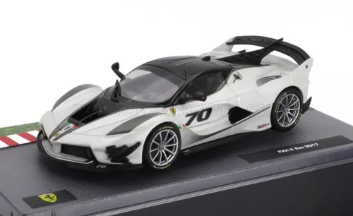 Edicola - FERRARI FXX-K EVO N 70 PRESS 2017 BIANCO ITALIA - WHITE PEARL MET