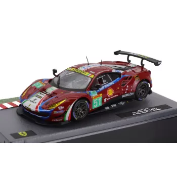   Edicola - FERRARI 488 GT3 3.9L TURBO V8 TEAM AF CORSE N 51 6h SILVERSTONE 2017 ALESSANDRO PIERGUIDI - JAMES CALADO RED