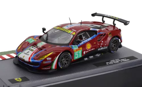 Edicola - FERRARI 488 GT3 3.9L TURBO V8 TEAM AF CORSE N 51 6h SILVERSTONE 2017 ALESSANDRO PIERGUIDI - JAMES CALADO RED