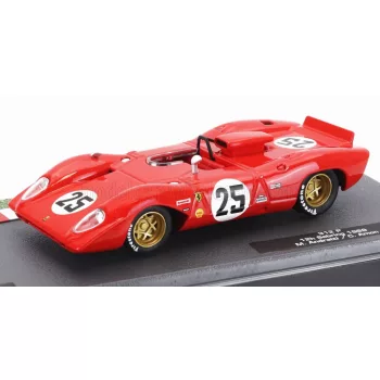   Edicola - FERRARI 312P 3.0L SPIDER TEAM SEFAC N 25 2nd 12h SEBRING 1969 MARIO ANDRETTI - CHRIS AMON RED