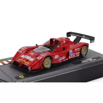   Edicola - FERRARI F333 SP 4.0L V12 TEAM SCANDIA N 43 12h SEBRING 1997 CHARLES MORGAN - ROB MORGAN - FERMIN VELEZ - ANDY EVANS RED