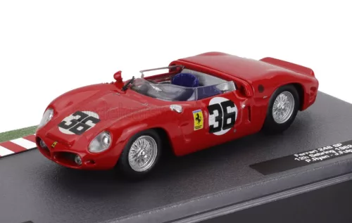 Edicola - FERRARI 248SP SPIDER TEAM N.A.R.T. N 36 12h SEBRING 1962 PETER RYAN - JOHN FULP RED