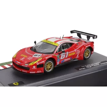   Edicola - FERRARI 458 ITALIA GT3 4.5L V8 TEAM AIM MOTORSPORT N 61 24h DAYTONA 2013 GIANCARLO FISICHELLA - JEFF SEGAL - TONI VILANDER RED WHITE