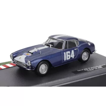   Edicola - FERRARI 250 GT BERLINETTA INTERIM N 164 TOUR DE FRANCE 1959 JEAN LUCAS - JEAN FRANCOIS MALLE BLUE WHITE