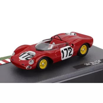   Edicola - FERRARI 206SP DINO SPIDER TEAM SCUDERIA FERRARI SEFAC N 172 WINNER OLLON VILLARS 1965 LUDOVICO SCARFIOTTI RED