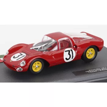   Edicola - FERRARI DINO 166P COUPE N 31 1000km NURBURGRING 1965 LORENZO BANDINI - NINO VACCARELLA RED