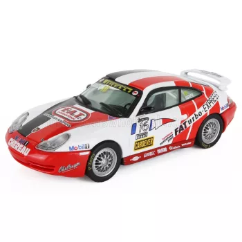   Edicola - PORSCHE 911 996 GT3 TEAM CHEREAU N 16 PIRELLI SUPERCUP 1999 JEAN PIERRE JARIER WHITE RED