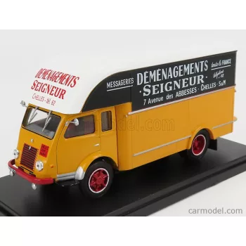   Edicola - Renault 2.5T. Truck Van Fourgon Demenagement Seigneur 1955 Yellow Black