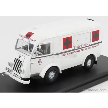   Edicola - Renault 206 E1 Van Ambulance Service Medical Regie Nationale Des Usines Renault 1959 White