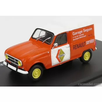   Edicola - Renault R4 Van Fourgonette Garage Seguin Renault Service 1952 Orange White