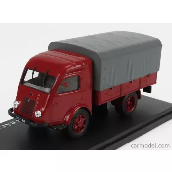   Edicola - Renault Truck Telonato 2 Tonnes Plateau A Didelles Bache 1947 Red Grey