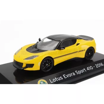   Edicola - LOTUS EVORA SPORT 410 2016 - CON VETRINA - WITH SHOWCASE YELLOW BLACK